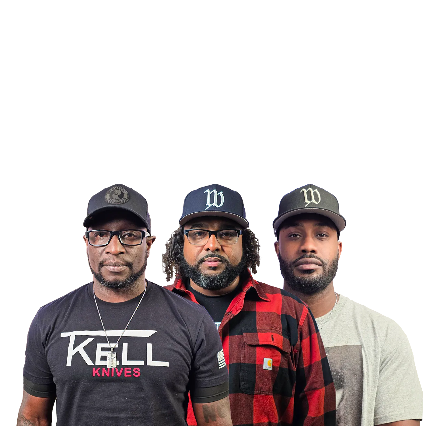 We Da People Podcast hosts — Shelton, Colin, and Fred
